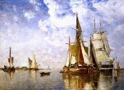Seascape, boats, ships and warships. 19 unknow artist